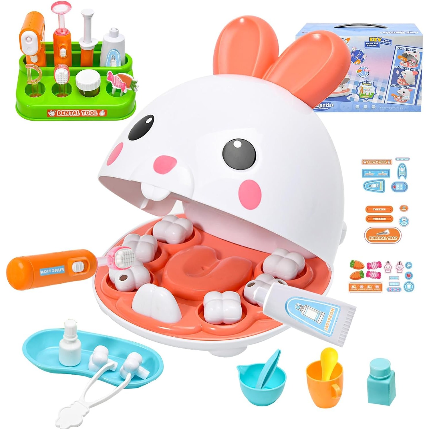 Kids Doctor Education - Dentist Kit Pretend Play Set Teeth