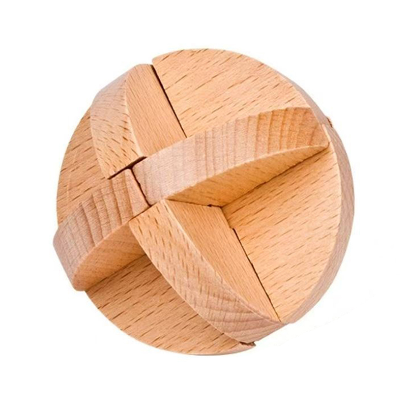 Kids Education Fun - Classic Lu Ban ball Wooden Brain
