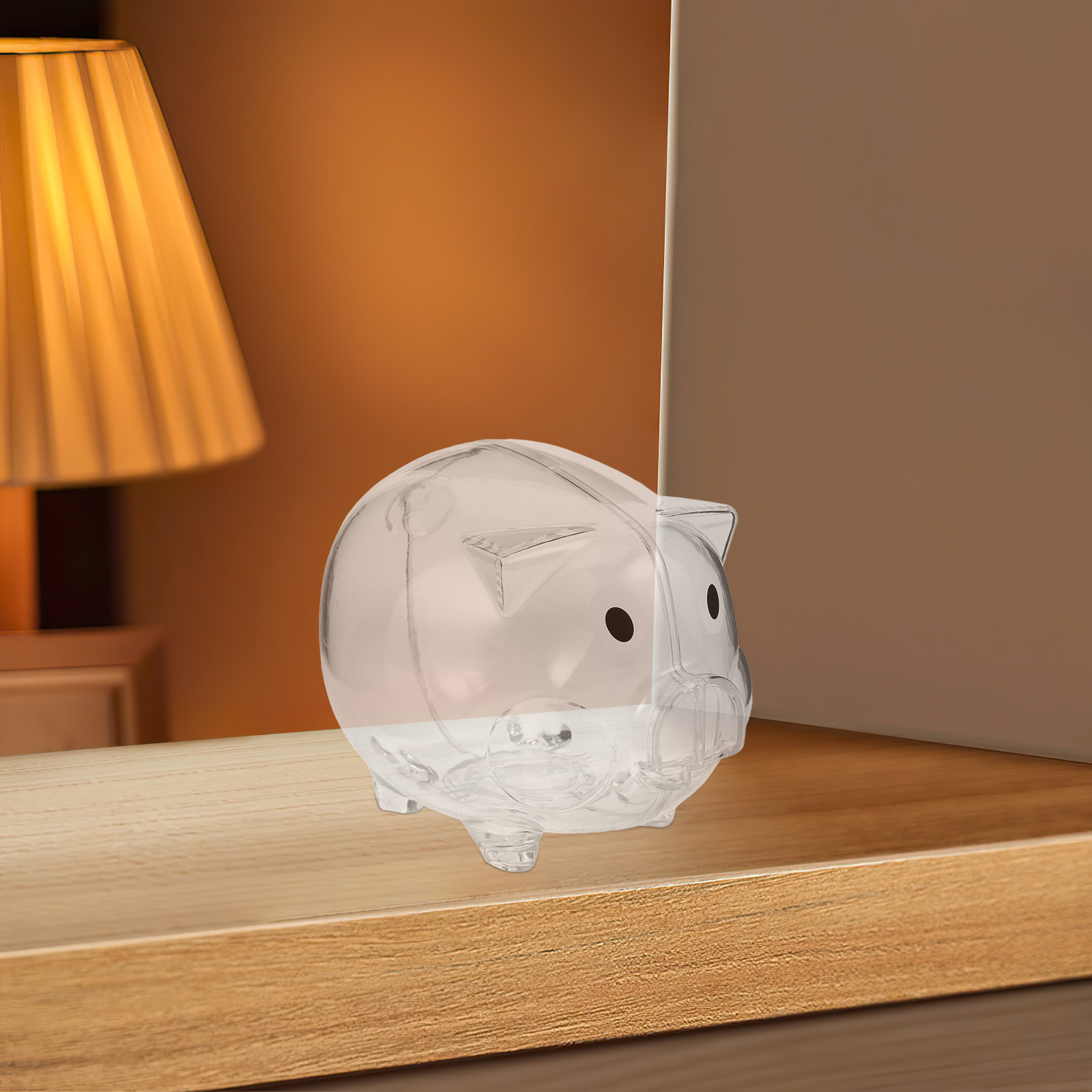 2Pcs Transparent Pig Money Ban - огляд і ціна Kids Education Savings