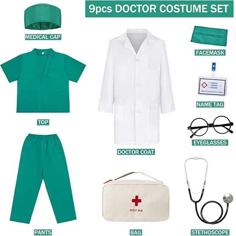 Kids Top+Pants+Coat+Accessorie - огляд і ціна Kids Doctor Education
