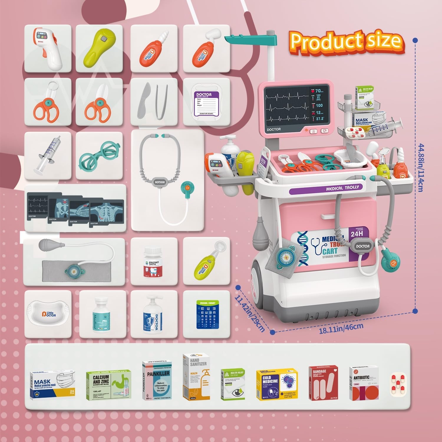 Deluxe Kids Doctor Play Set Pr - огляд і ціна Kids Doctor Education