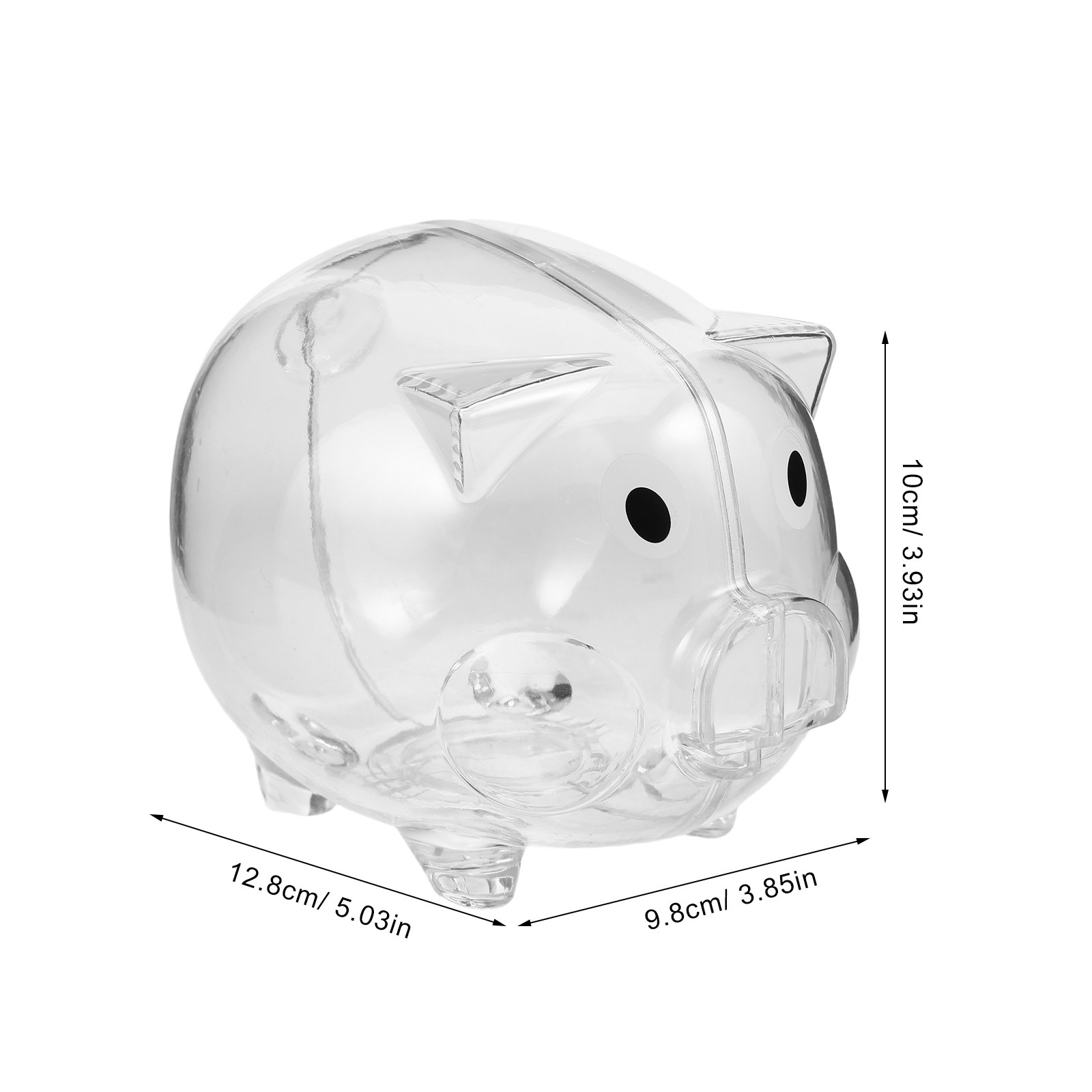 2Pcs Clear Money Bank Box Pig- - огляд і ціна Kids Education Savings