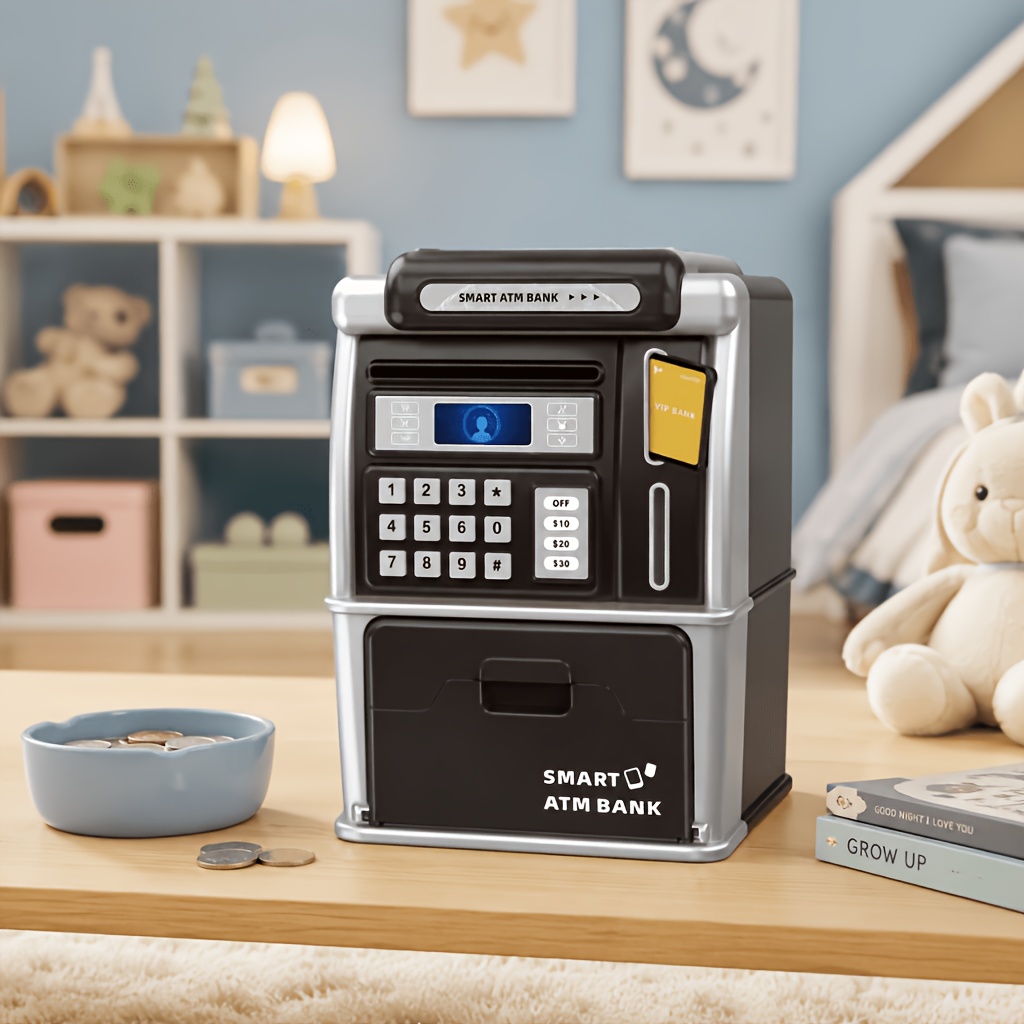 Smart ATM Piggy Bank, Automati - огляд і ціна Kids Education Savings