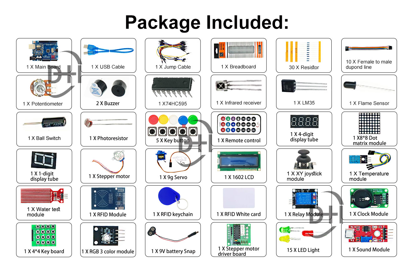 Basic Starter Kit for Arduino  - огляд і ціна Kids Education Program