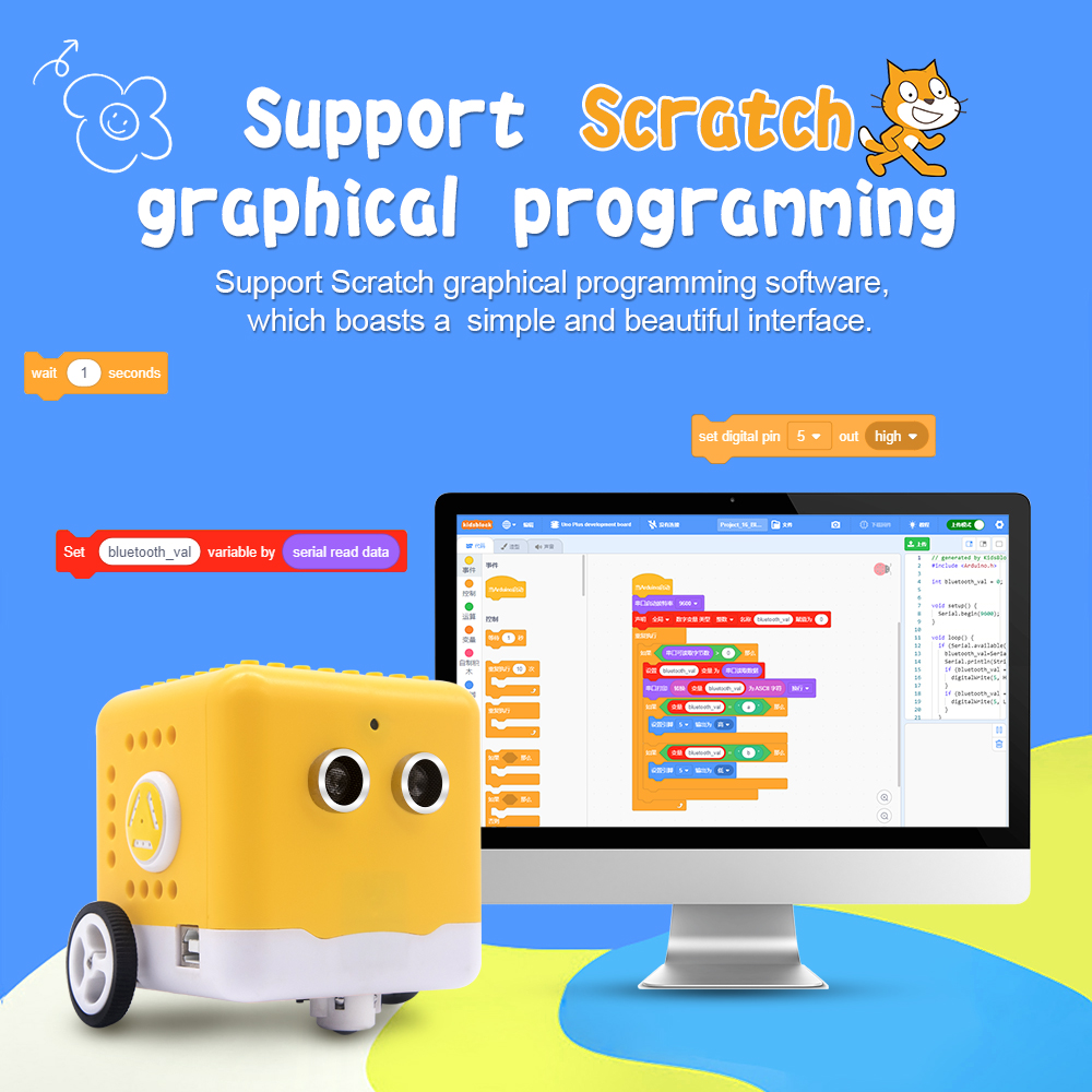 Kidsbits Programmable Robot Ki - огляд і ціна Kids Education Program