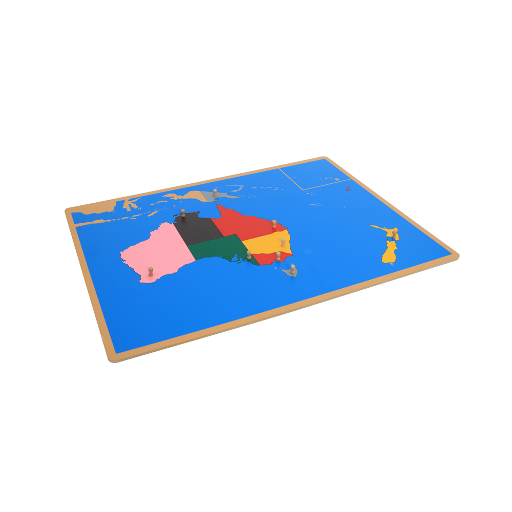 Wood Puzzle Map of Australia M - огляд і ціна Kids Education In Australia