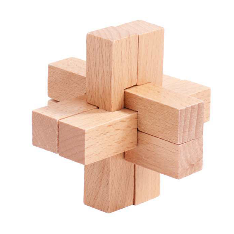 Wooden Luban Puzzle for Adults - огляд і ціна Kids Education Fun