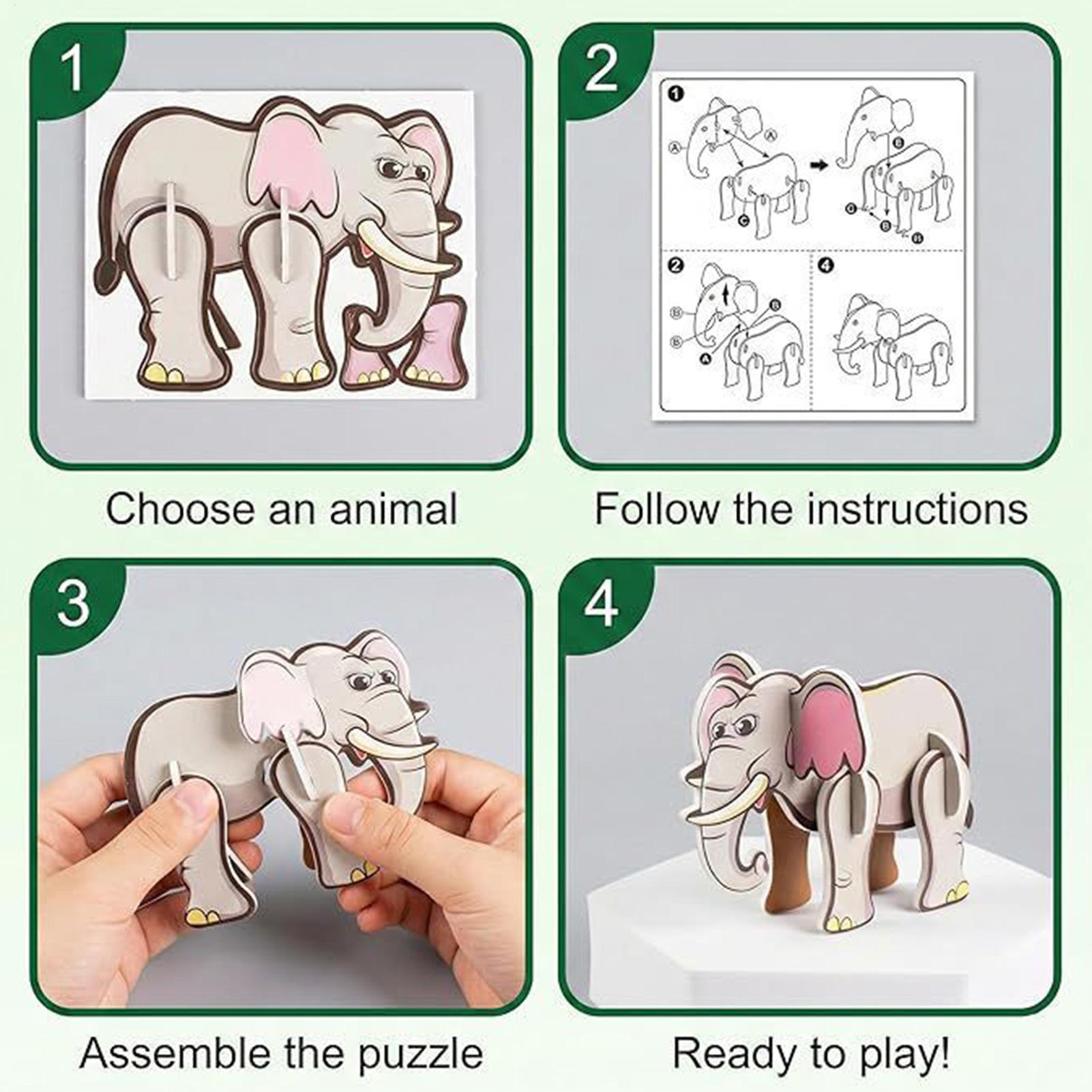 3D Cartoon Puzzles For Kids 7  - огляд і ціна Kids Education Fun