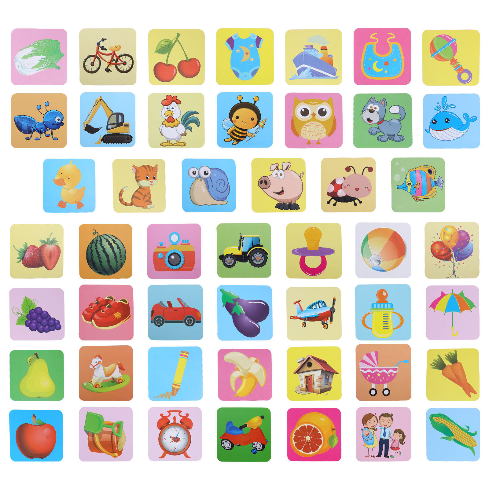 Visual Stimulus Cards Color Re - огляд і ціна Kids Education Fun