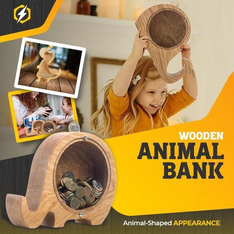 Wooden Animal Alphabet Piggy B - огляд і ціна Kids Education Savings