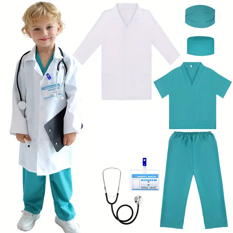 7PCS Kids Doctor Nurse Cosplay - огляд і ціна Kids Doctor Education