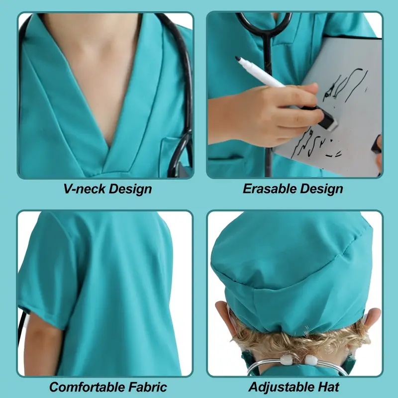 7PCS Kids Doctor Nurse Cosplay - огляд і ціна Kids Doctor Education