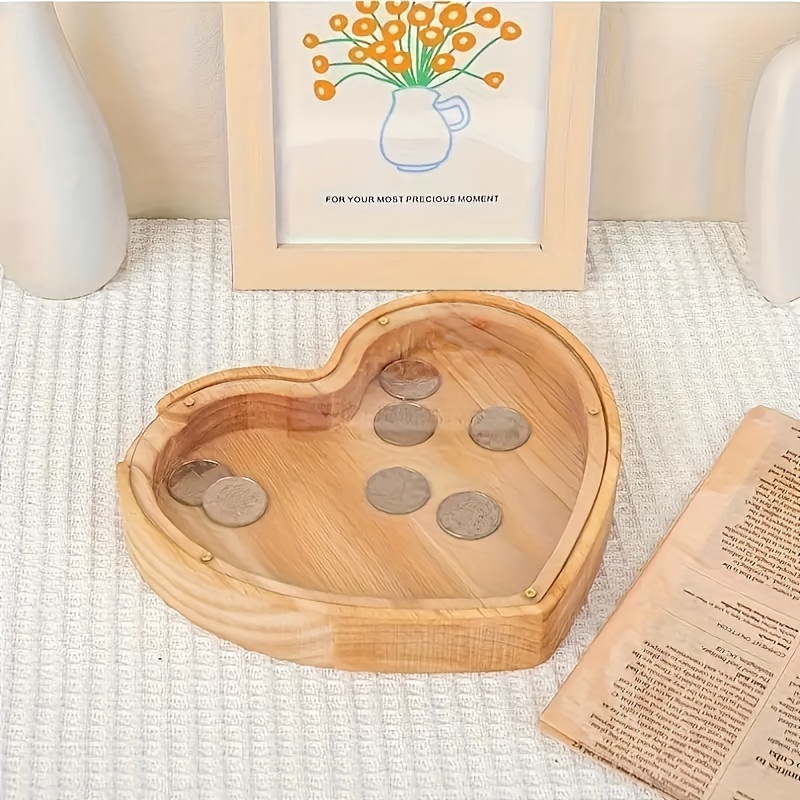Wooden Letter Piggy Bank for K - огляд і ціна Kids Education Savings