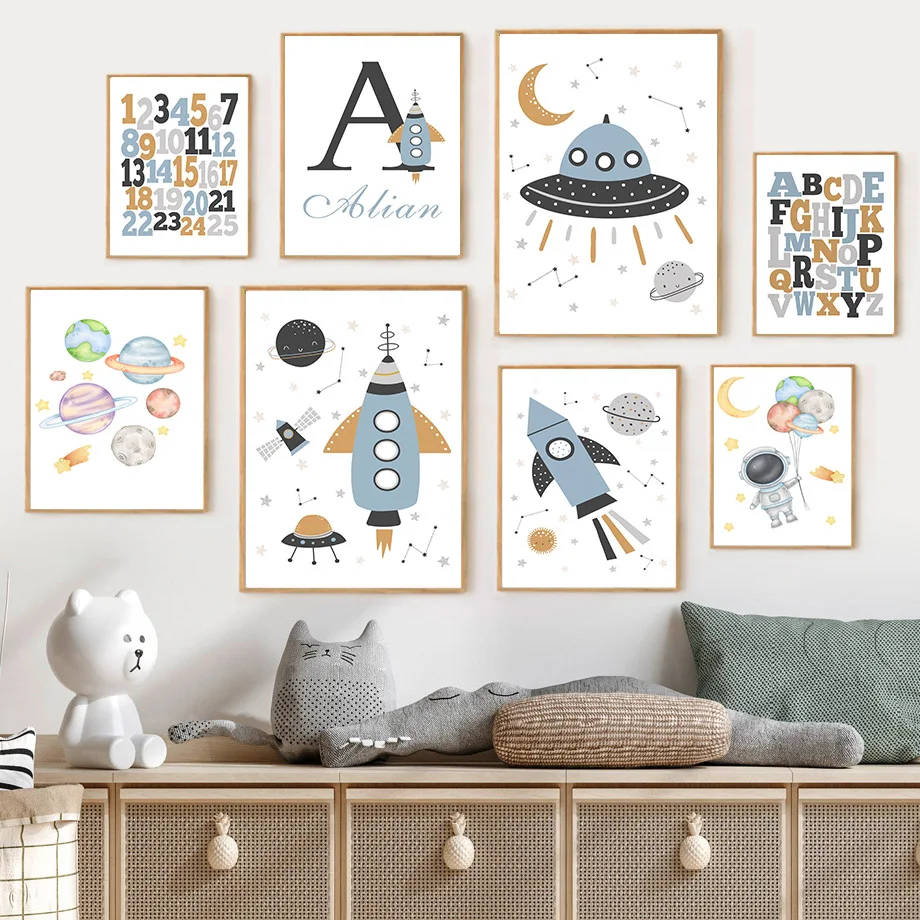 Custom Name Rocket Astronaut A - огляд і ціна Kids Education System