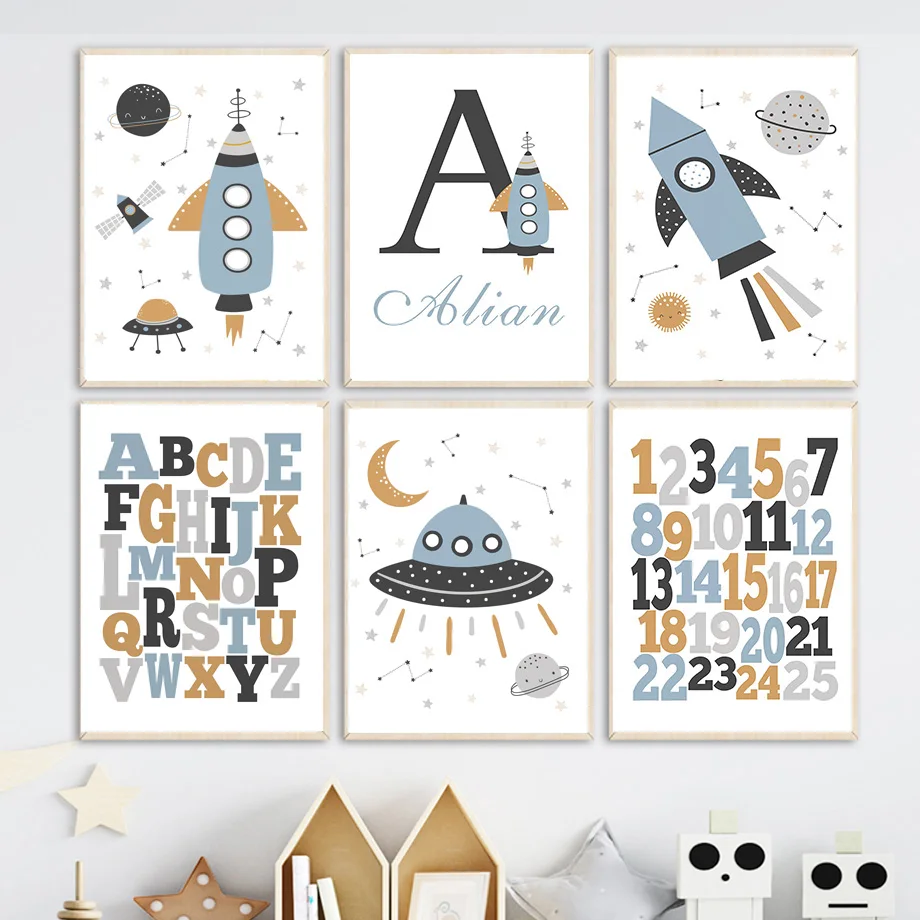 Custom Name Rocket Astronaut A - огляд і ціна Kids Education System