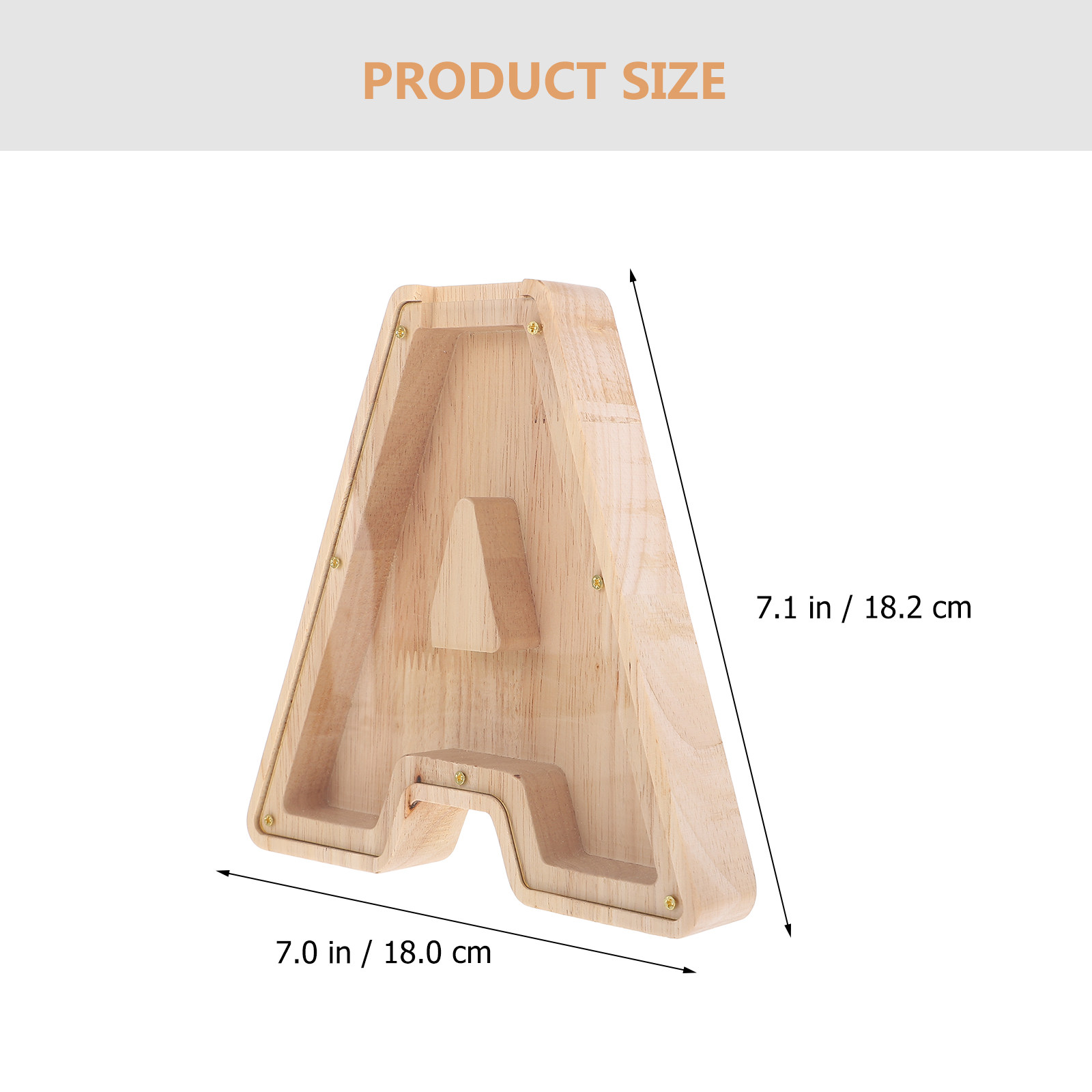 Alphabet Shaped Wooden Money B - огляд і ціна Kids Education Savings
