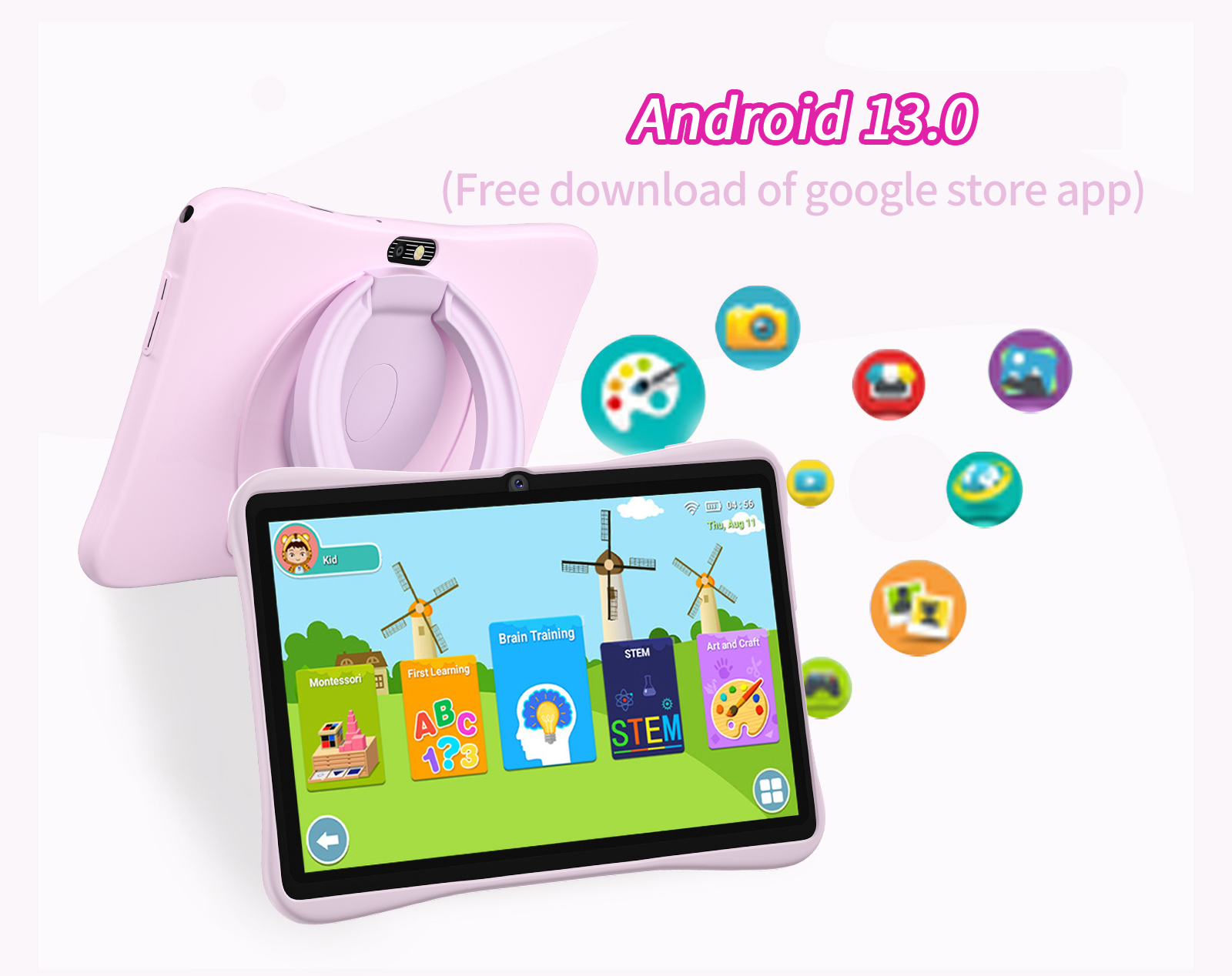 7-inch Kids Tablet 4GB+64GB, Q - огляд і ціна Kids Education System
