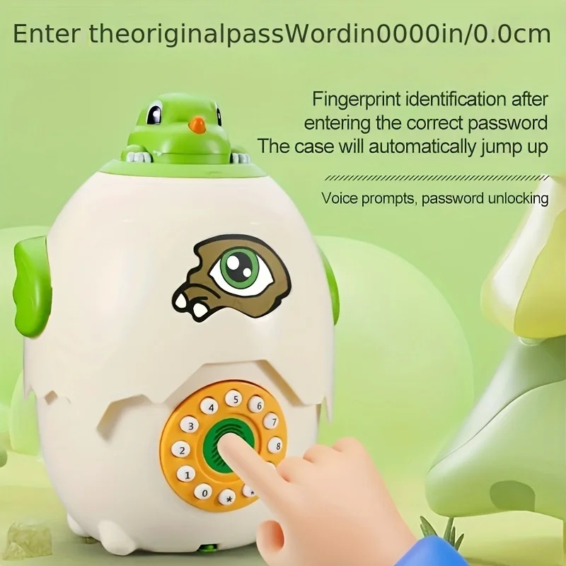 Dinosaur Egg Piggy Bank With F - огляд і ціна Kids Education Savings