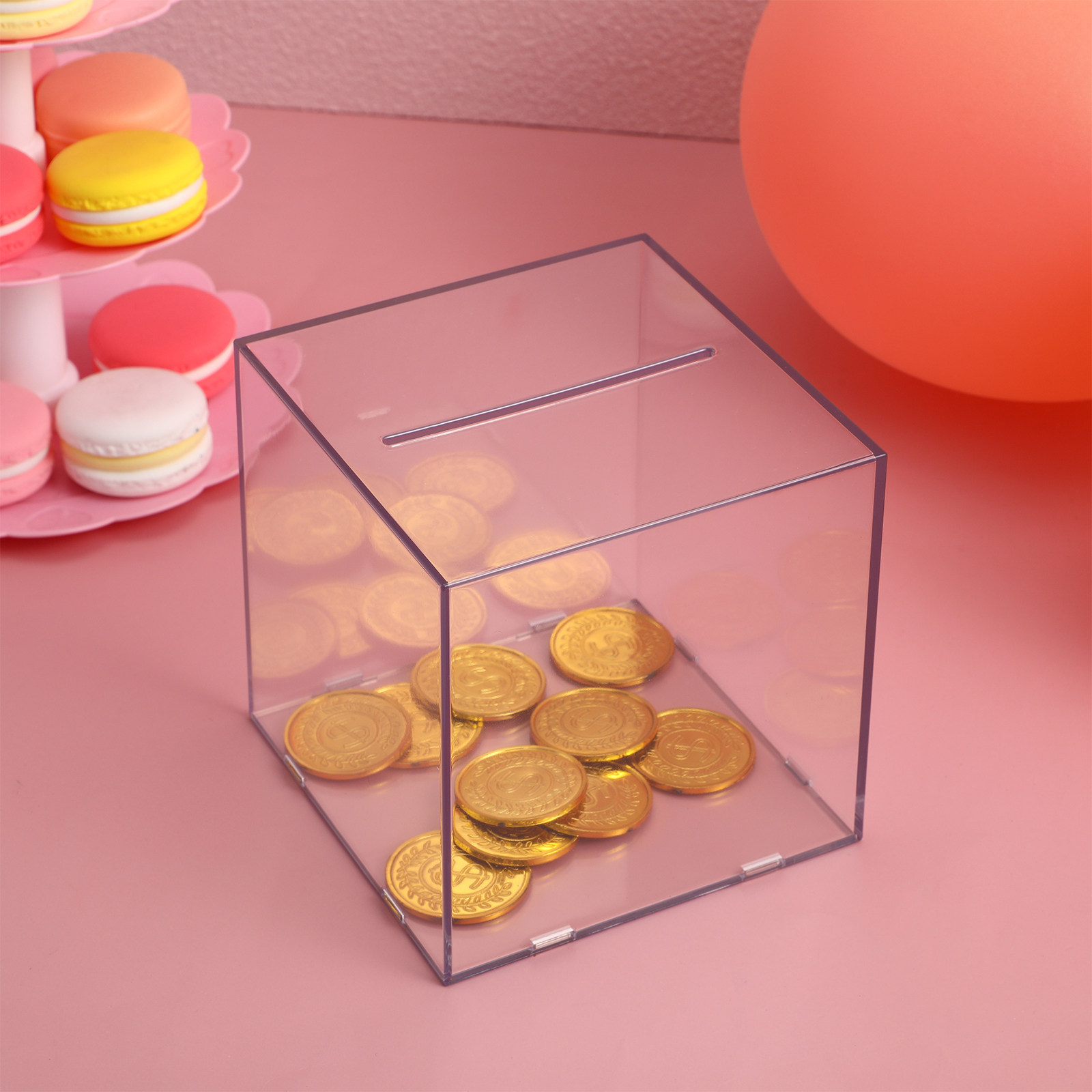 Transparent Acrylic Cube Savin - огляд і ціна Kids Education Savings