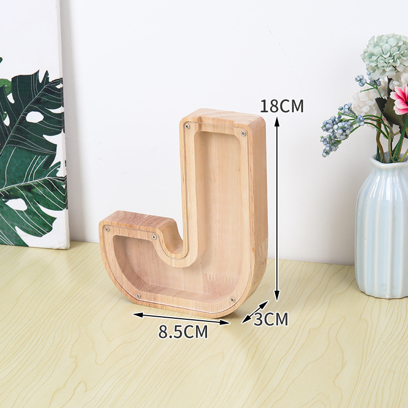 Wooden Alphabet Money Box for  - огляд і ціна Kids Education Savings