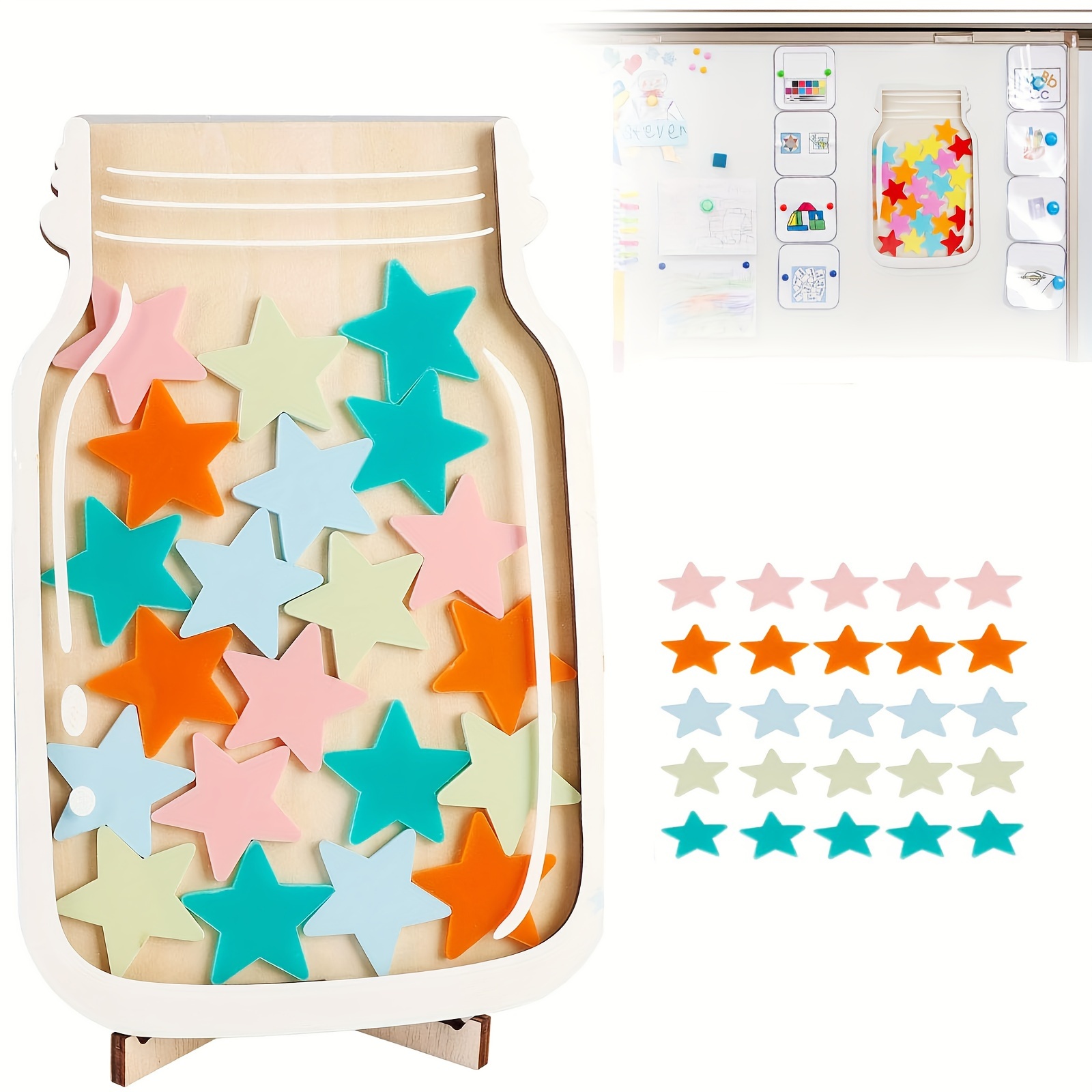 Magnetic Star Reward Jar, Clas - огляд і ціна Kids Education System