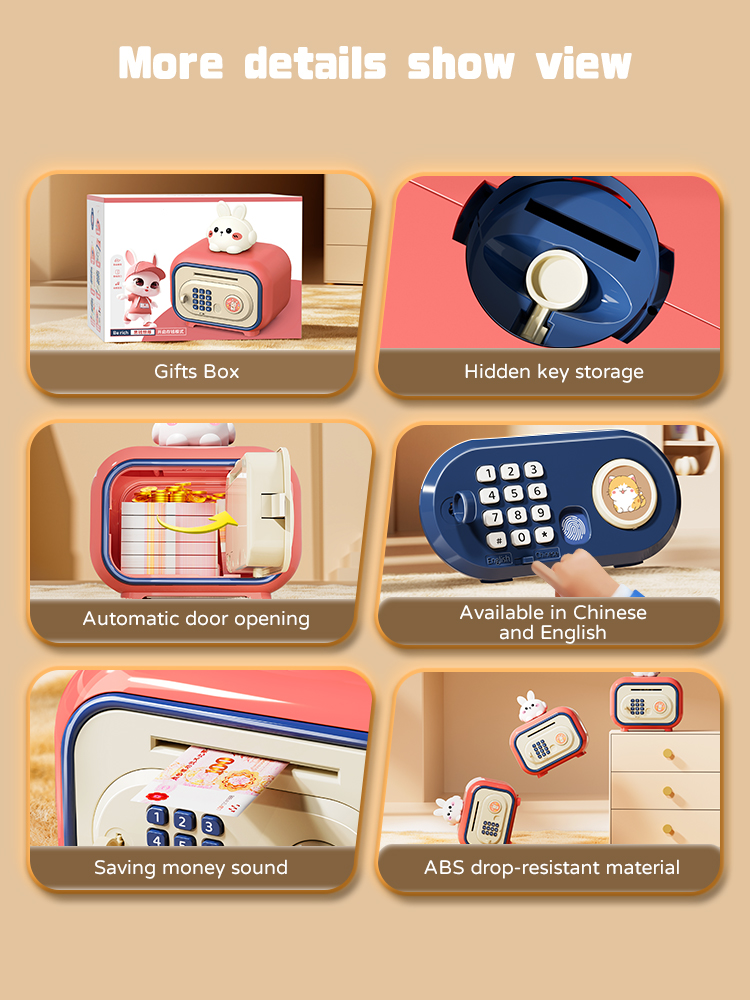 Electronic Pos Savings Piggy B - огляд і ціна Kids Education Savings