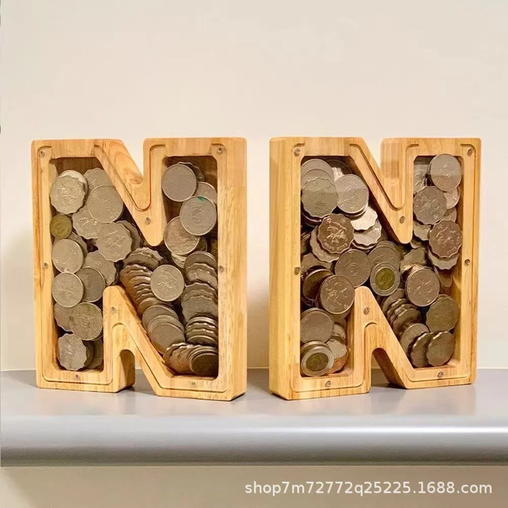 Wooden 26 Letter Alphabet Coin - огляд і ціна Kids Education Savings