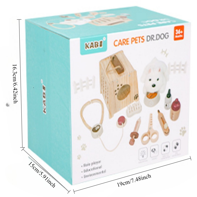 Wooden Pet Doctor Kit Kids Pre - огляд і ціна Kids Doctor Education