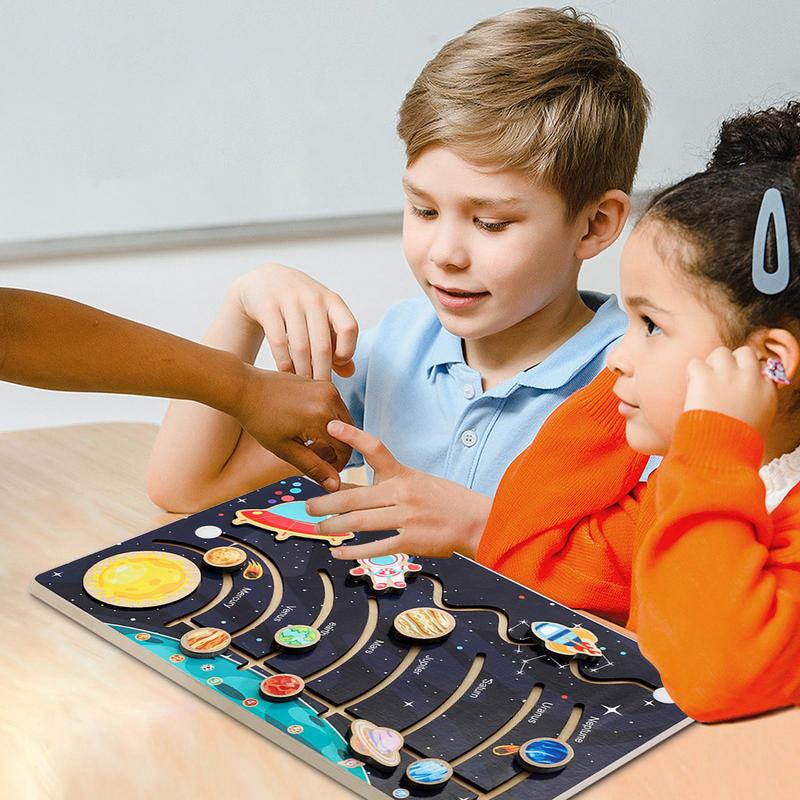 Solar System Model Board Woode - огляд і ціна Kids Education System