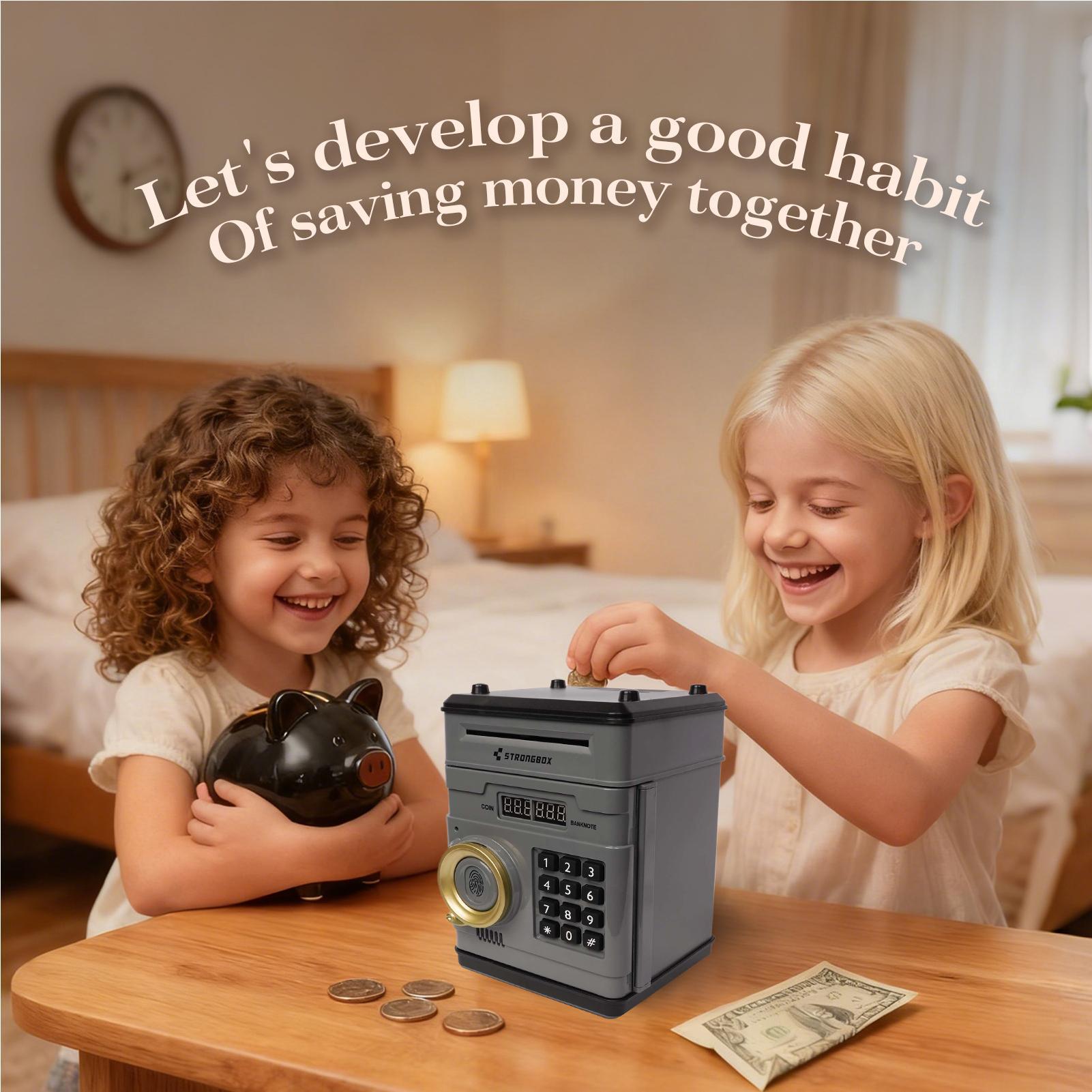 Electronic Money Bank Safe Box - огляд і ціна Kids Education Savings