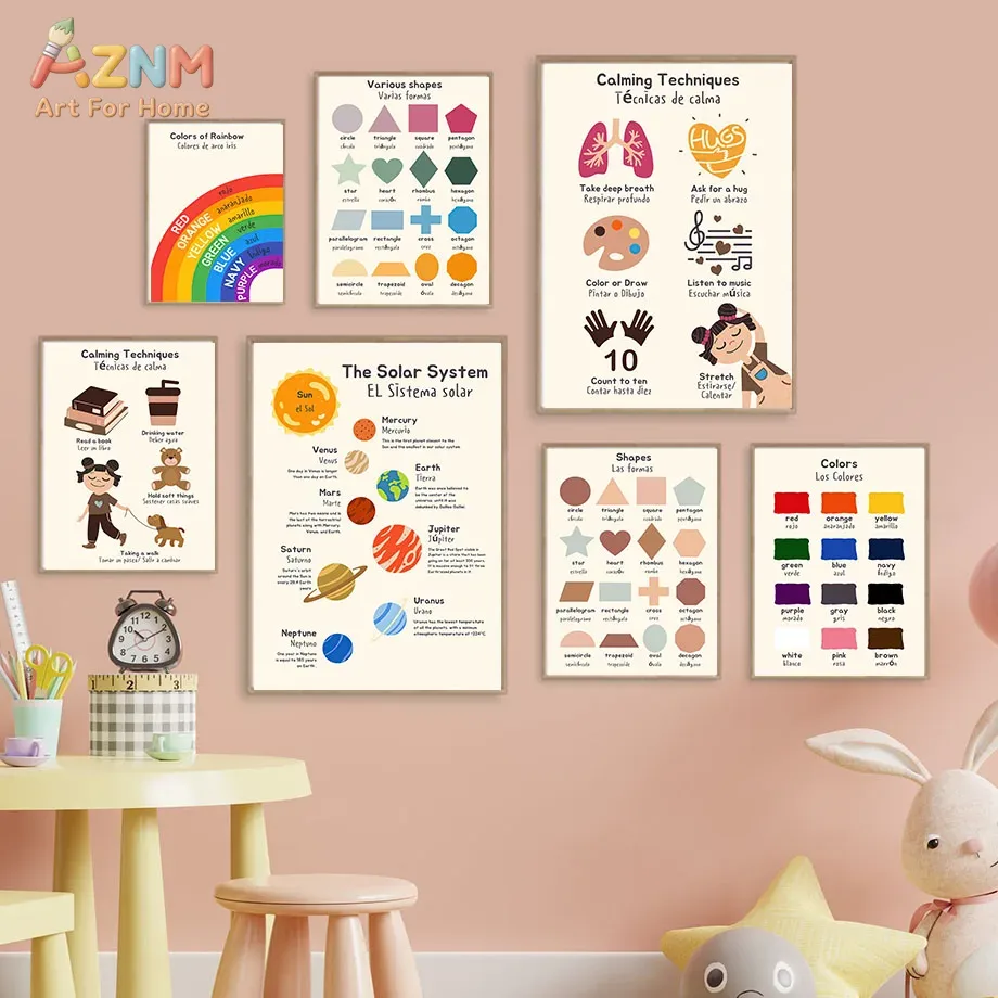 AZNM Bilingual Spanish English - огляд і ціна Kids Education System