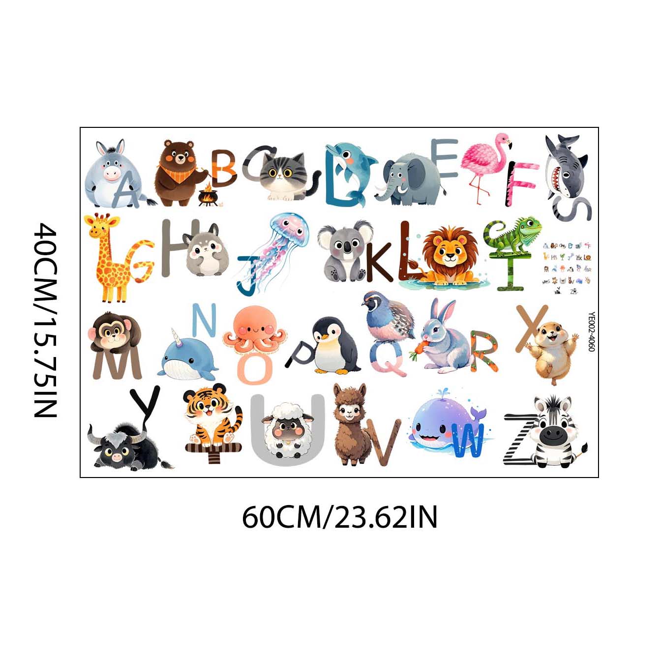 26 Letter English Alphabet Wal - огляд і ціна Kids Education Center